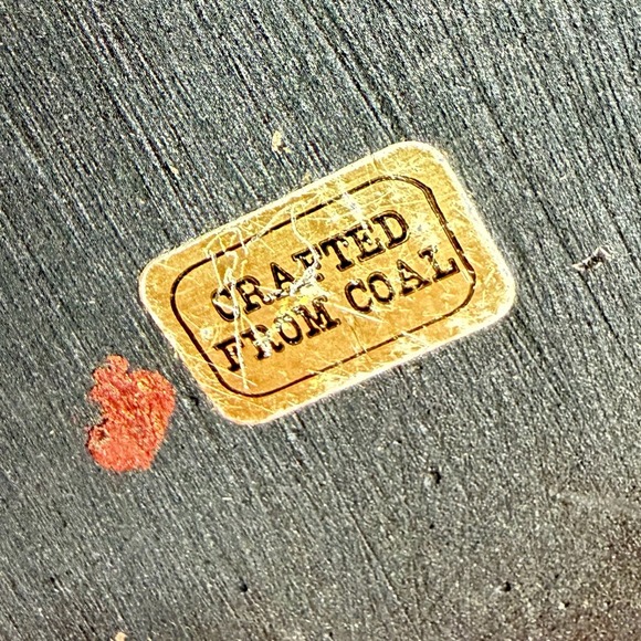 Moses Figurine Ten Commandments Crafted From Coal Metallic Detail Statue - Picture 5 of 8